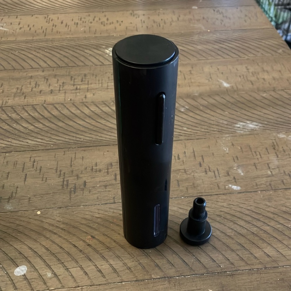 Sleek Black Electric Wine Opener